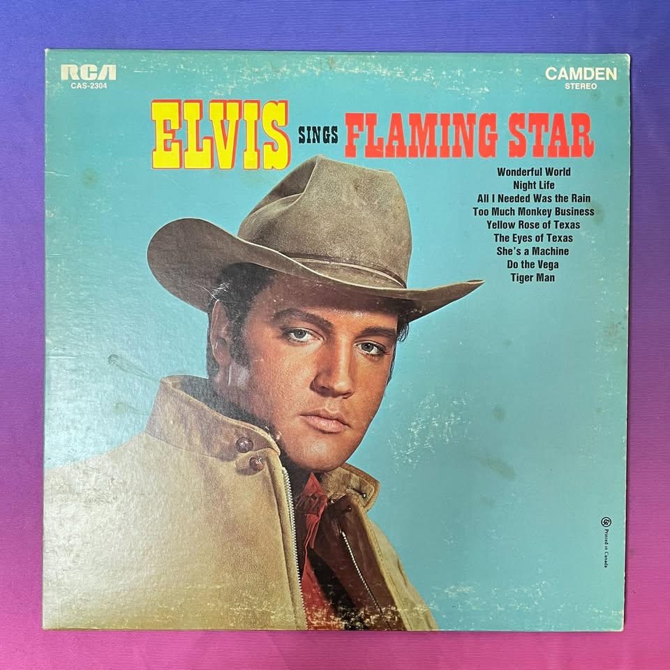 Elvis sings Flaming Star